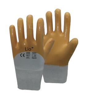 Lio 21340 Interlock liner with ? yellow nitrile coating